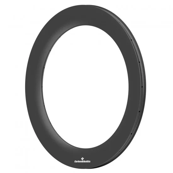 700C 80x31mm エアロ対称カーボン チューブレス フック付き/フックなし
